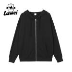 Streetwear Custom Gym Sports Premium Heavyweight Zip Plain Moletons Cotton