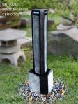 Simple Long Column Cast Stone Water Fountains