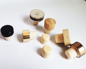 China FDA Liquor Bottle Closures Synthetic Glass Bottle Cork Cap factory