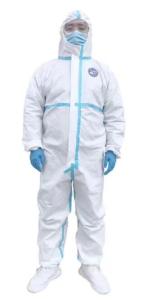 China White Reusable Isolation Gowns / Sterilized Hospital Isolation Gowns factory