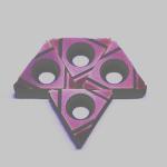 16IR1.5 Triangle Carbide Thread Cutting Inserts PVD CVD Coating