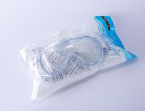 China PVC Protective Safety Goggles Adjustable Anti Fog Dust Splash For Medical Supply factory