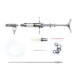 Veterinary 2ml Stainless Steel Plunger Syringe Automatic Injector