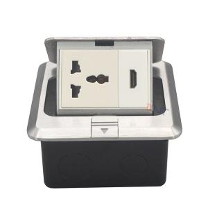 China Universal Power Pop Up Floor Receptacle Outlet Mounted Socket Box factory