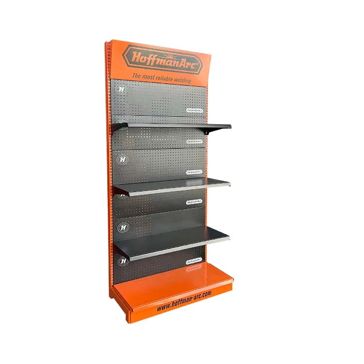 Shanghai Xingye Shelf Supplier Black Metal Supermarket Shelves Gondola Shelving Shop Racks With Good Selling