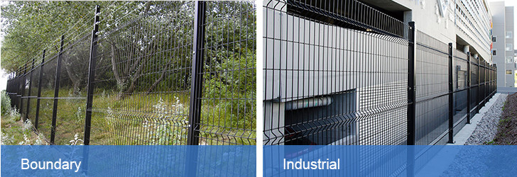 1.8*2.5m Triangle 3d Wire Fence Panels Sustainable Easily Assembled