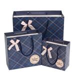 Lattice Style Cardboard Gift Packaging Box With Ribbon Bowknot