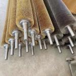 Customized Industrial Cylindrical Brush Conveyor Brush Roller For Wood Polishing
