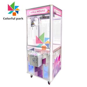 China Colorful Park Claw Crane Machine Plush Toys Coin Game Vending Machine factory