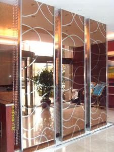China China Manufacturer Stainless Steel Screen Partition For Hotel lobby Interior Design and Lobby Design factory