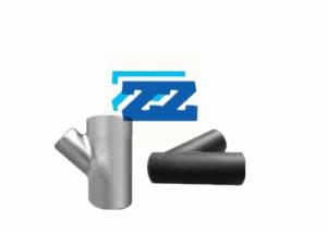 China BW Lateral Tee Pipe Fitting , 8 X 6 &quot; PE UNS S32250 Schedule 40 Pipe Fittings factory