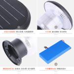 Aluminum Die Cast PC Shade Outdoor Water Proof Fence Solar LED Garden Gate