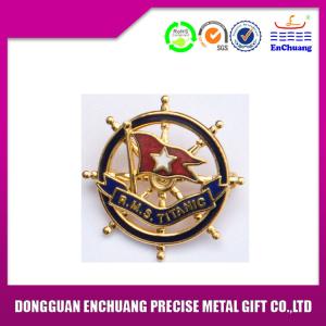China Customized brass stamping paint logo with epoxy MB-0904 factory