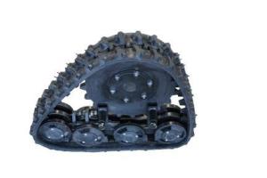 China Small Stable Rubber Track Drive System 300kg Load Black Color NJY-148 factory