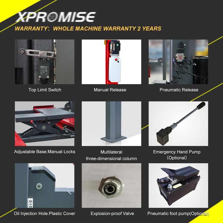 Super Quality Hydraulic Workshop Auto Four Post Car Lift