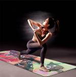 Easy Clean Travel Yoga Mat Made From Natural Tree Rubber＆Suede 11