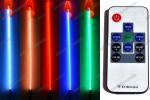 RGB Color UTV LED Whip Lights , 5 / 6 Feet Quick Disconnect LED Flag Light 5050