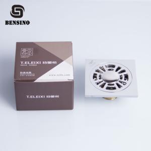 China Silver Polished 100CM Bathroom Floor Drain Strainer factory