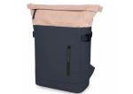 Waterproof RPET Casual Business Roll Up Rucksack , College Laptop Rolltop