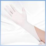 White Latex Gloves Hygienic Protection Disposable Latex Gloves For Clean
