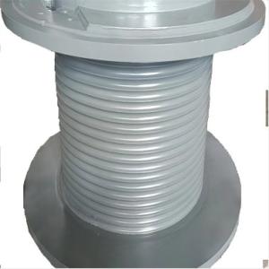 China Marine Platform Ship Grooved Crane Drum Rope Winding Double Fold Line factory