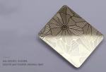 Polished Gold Stainless Steel Sheet Decorative Embossing Metal Sheet