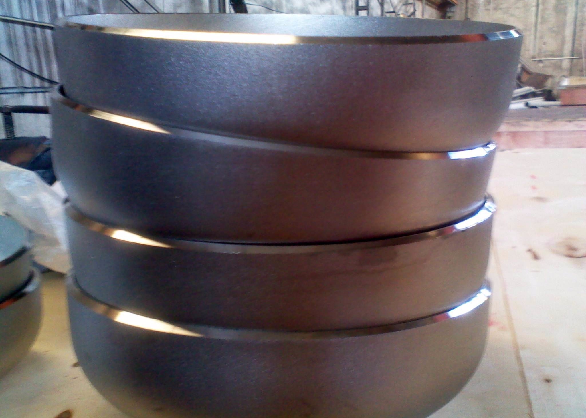 48" Tubing End Caps Stainless Steel 304 Painting