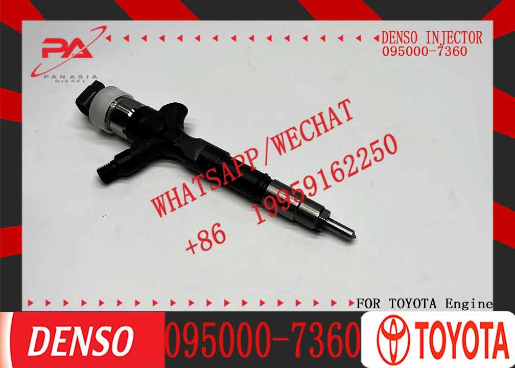 Hot Sale Fuel Unit Injector 095000 7360 0950007360 Common Rail Injector 095000-7360 for Toyota