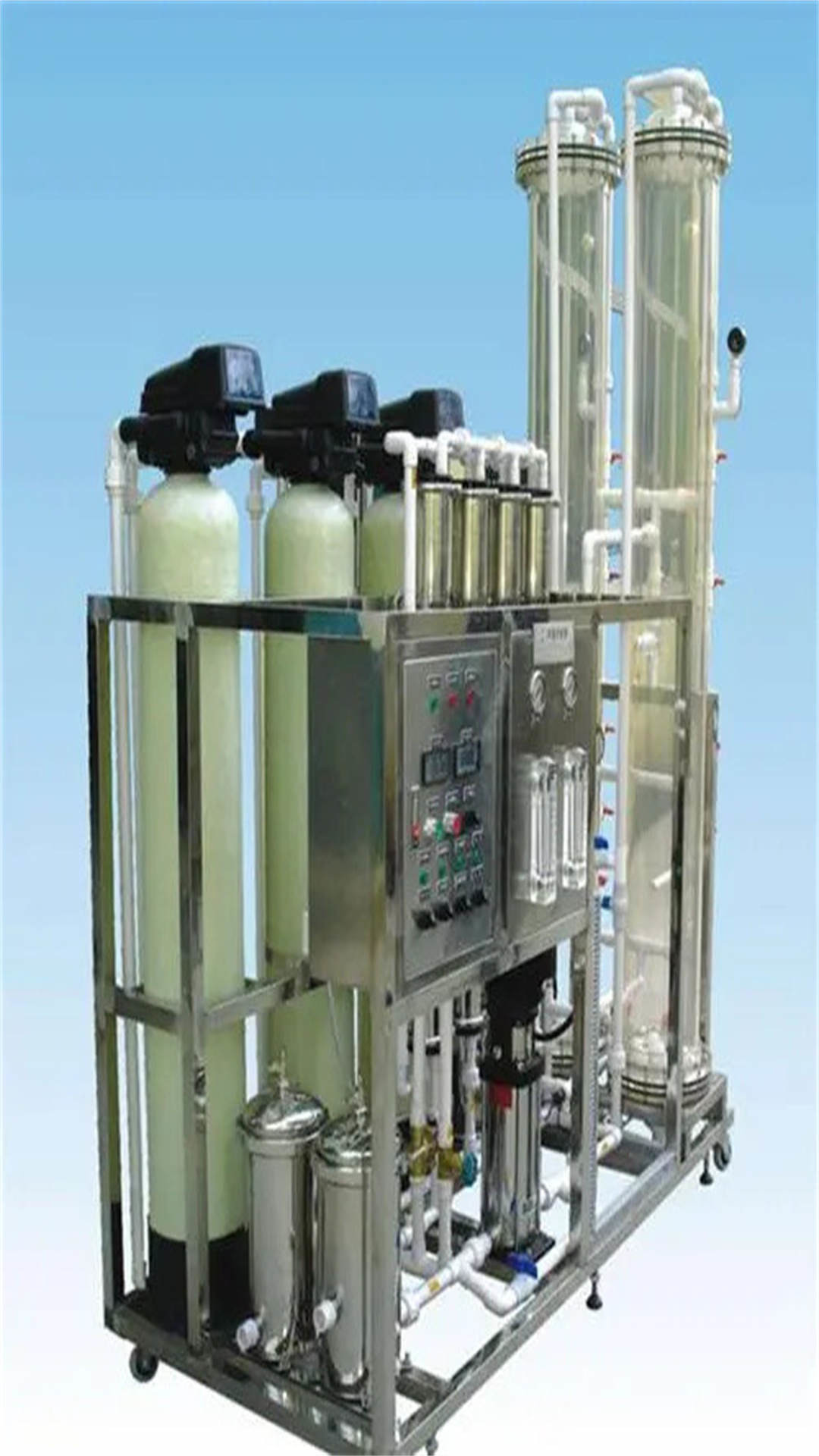 China Mixed Bed Polisher Water Treatment Removes Ions For Semiconductor Electronics Industry factory