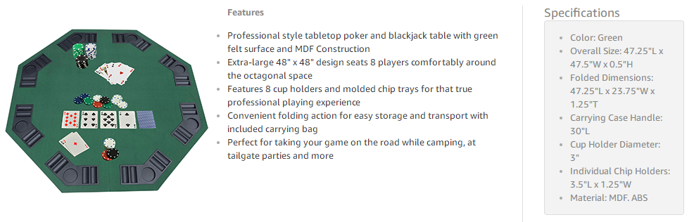 CPM-010 Eco Friendly Non-Toxic Deluxe Foldable Game Mat Game Tabletop Mat