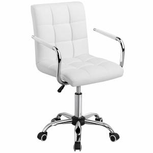 China Adjustable Back Leather Office Chair Perfect for Modern and Stylish Work Environments factory