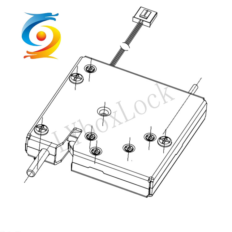 258g Dc 12v Smart Locker Lock High Security Cabinet Lock With Anti Theft Technology