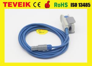 China MS3-109069 Edan Compatible SpO2 Sensor, Readel 6pins Audlt Finger Clip Medical cable factory