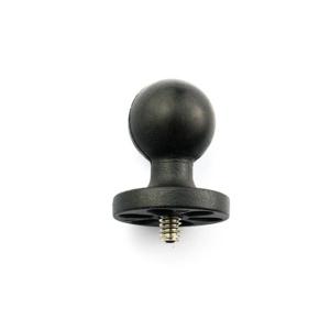 China 32mm 30g Adjustable Aluminum Ball Mount RoHS With 1 Inch Adapter Round Ball Base factory