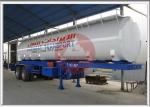 Stainless Steel Milk Tank Trailer , Water Tanker Truck Trailer 40000l Multifunct