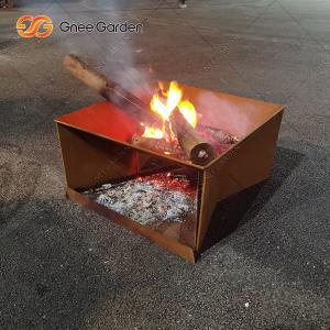 China Corten Steel Fire Pit Custom Round Outdoor Personal Large Garden Furniture factory