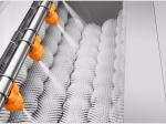 Fruit Vegetable Industrial Roller Brush Rotary Brush Conveyor Belt Cleaners