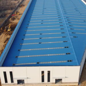 Prefab Steel Structure Warehouse with Large Span Q235B Q355B