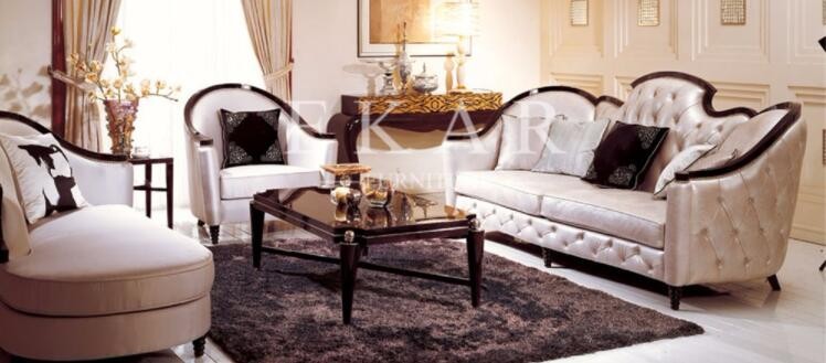 High-end Luxury Genuine Leather 7 Seater Chesterfield Sofa Set for Sale MKBN-KS2324-003