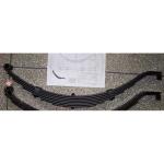 Parabolic Truck 5 Leaf Spring Replacement Black T484 1200MM 12MM