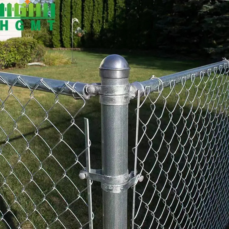 China Manual Panels PVC Green Chain Link Fencing 50x50mm factory