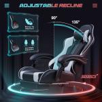 Massage Lumbar Support Swivel Gaming Chair with 360 Rotation Item Weight 41.9