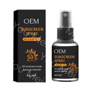 China OEM Skincare Face Serum Moisturizing Cream Waterproof Spf50 Sunscreen Spray on sale
