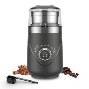 China ABS Portable Bean Grinder Stainless steel Safty Lock Electric Home Espresso Grinder factory