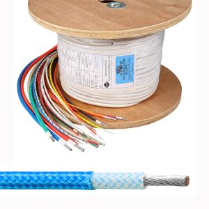 China Silicone Rubber Fiberglass Insulated Copper Cable 4 6 8AWG 300V CCC factory
