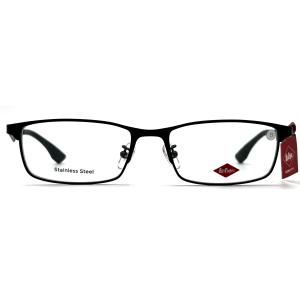 China FM7077 Rectangle Stainless Steel Optical Frames 54-17-140 Size with 140mm Temple Length factory