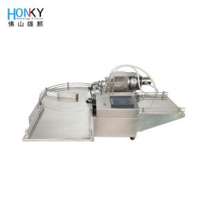 China 80bpm 10ml Small Glass Bottle Filling Machine For Liqud Dressing factory