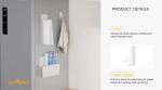 Household Magnetic Attraction Kitchen Organizer No Drilling Wall Mounted Tissue