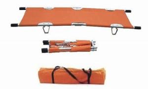 China Low Price Aluminum Alloy Foldaway Ambulance Collapsible Stretcher For Emergency Rescue factory