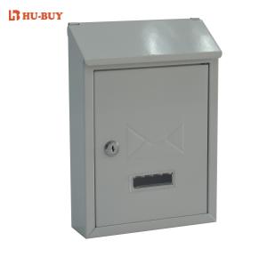 China Grey Residential Mailboxes 0.7mm Thickness Apartment Mailboxes factory